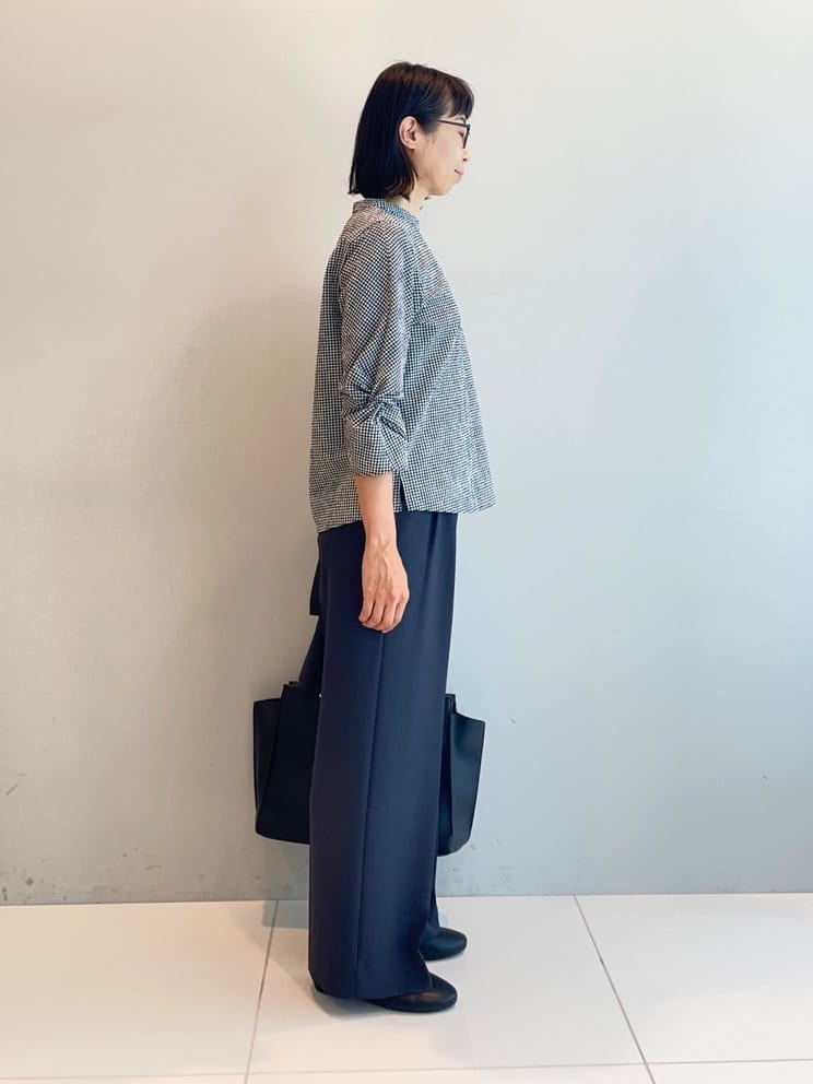 murayamaさんの「INDIVI｜【軽く羽織れる！】ダブルジャケット」を使ったコーディネート