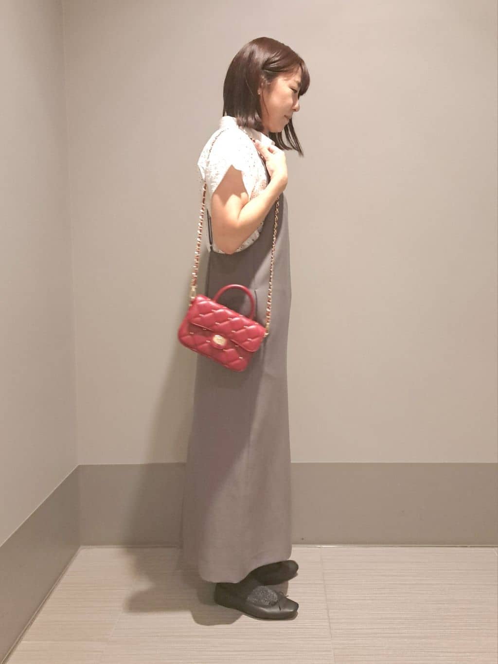 Takahashiさんの「DRESSTERIOR｜◆【美人百花/モデル美香着用】コンフォートアイラインキャミワンピース」を使ったコーディネート