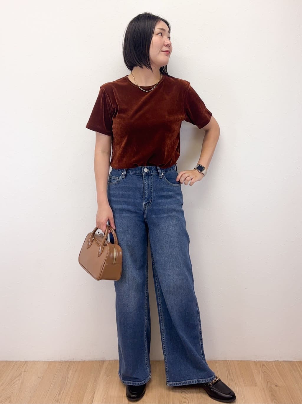 Takeさんの「OPAQUE.CLIP｜フロッキーチュールTシャツ【洗濯機洗い可】」を使ったコーディネート