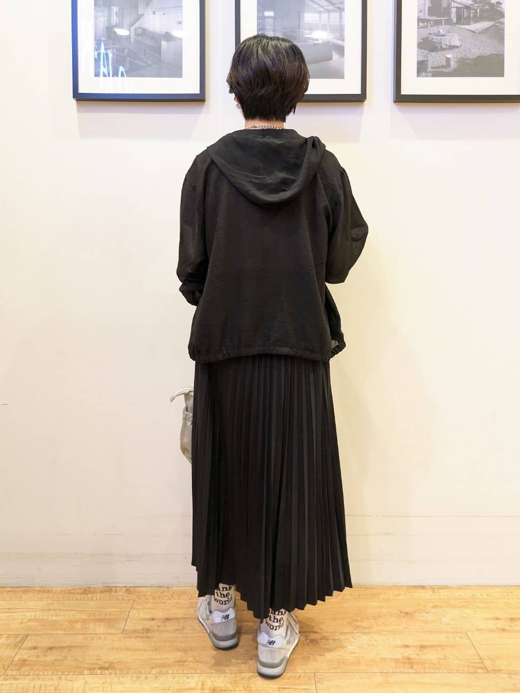 Akiさんの「SHOO･LA･RUE｜【S-LL】柔らかシアーでこなれるフーディブルゾン」を使ったコーディネート