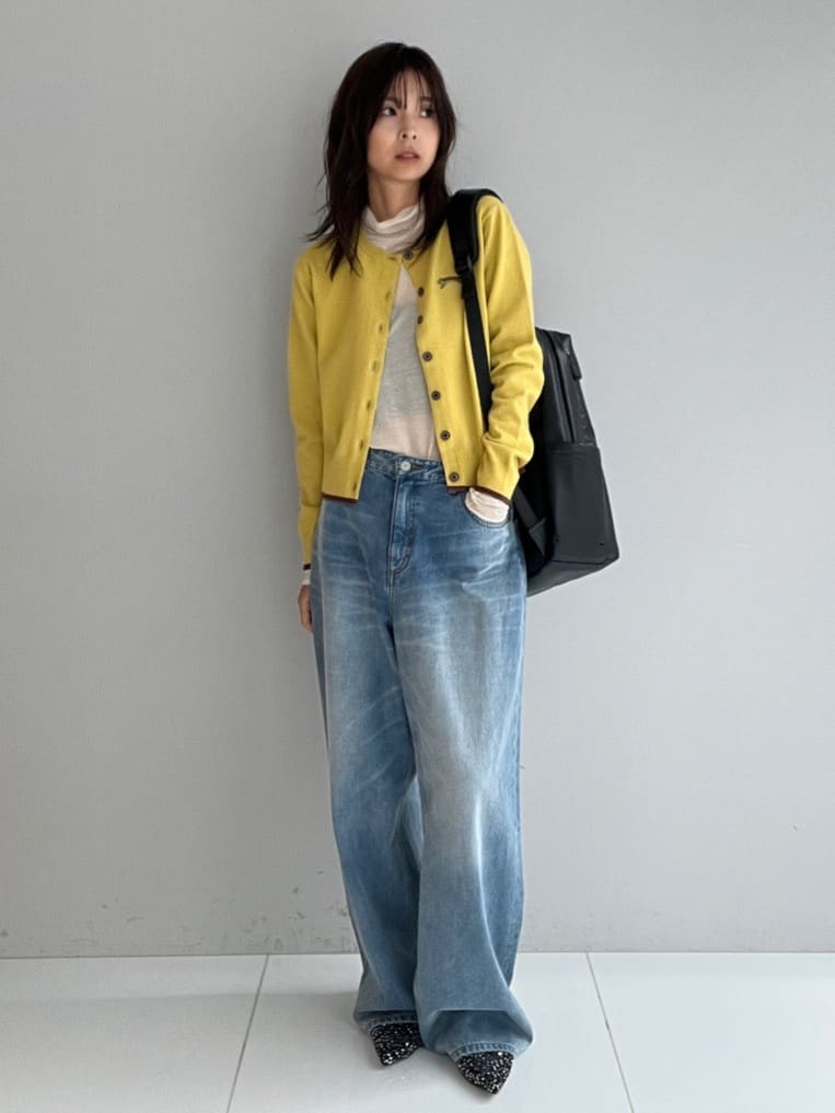 misaさんの「DRESSTERIOR｜【シアー素材】シアータートルトップス」を使ったコーディネート