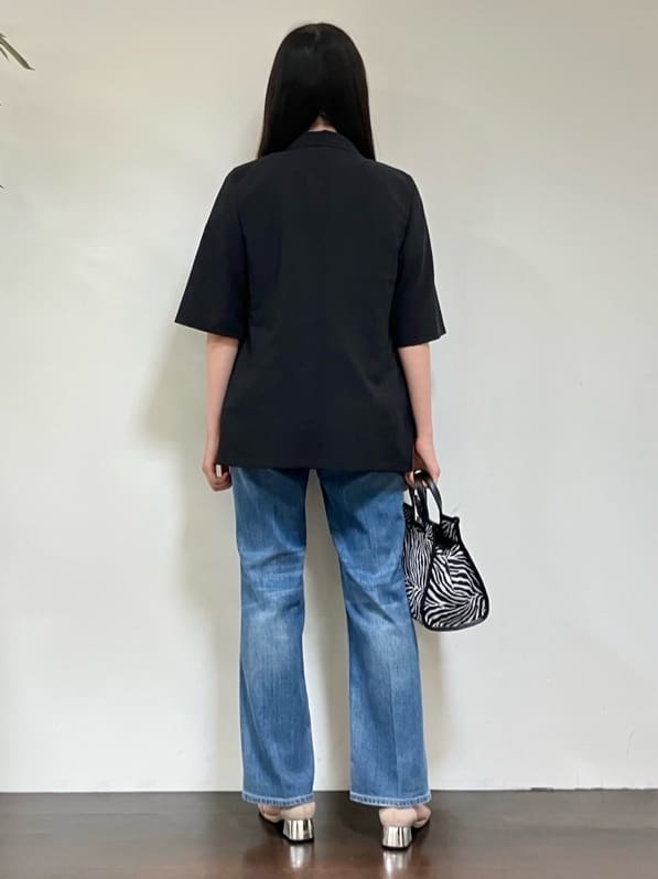 カレンさんの「UNTITLED｜【CHIGNON】別注 ミニ裏毛フレンチスリーブプルオーバー」を使ったコーディネート