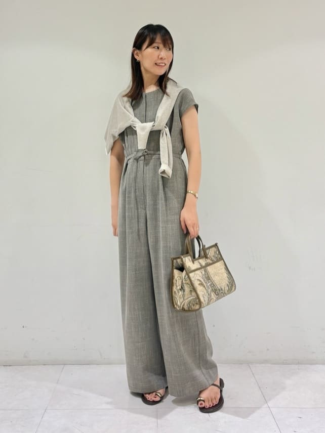 erikoさんの「UNTITLED｜【接触冷感/オールインワン/洗える】梳毛調合繊コンビネゾン」を使ったコーディネート