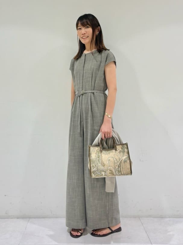 erikoさんの「UNTITLED｜【接触冷感/オールインワン/洗える】梳毛調合繊コンビネゾン」を使ったコーディネート