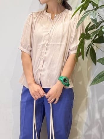 misakiさんの「SHOO･LA･RUE｜【洗濯機可/S-3L/美脚シルエット】通勤・セレモニーにも　きちんと見えする ソフトスティックパンツ」を使ったコーディネート