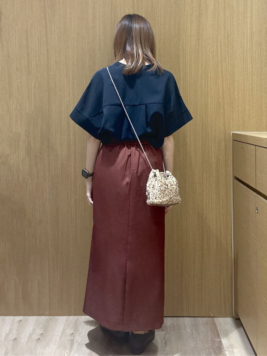 yukaさんの「OPAQUE.CLIP｜《5色展開／SS-LLサイズ》スキッパー金ボタンブラウス／セットアップ対応【防シワ／ストレッチ／洗濯」を使ったコーディネート