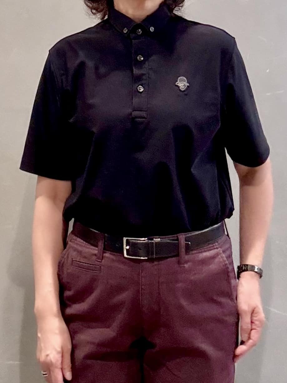 のぐみさんの「TAKEO KIKUCHI｜【COOL CITY WEAR】エアートール ポロシャツ /接触冷感・通気性」を使ったコーディネート
