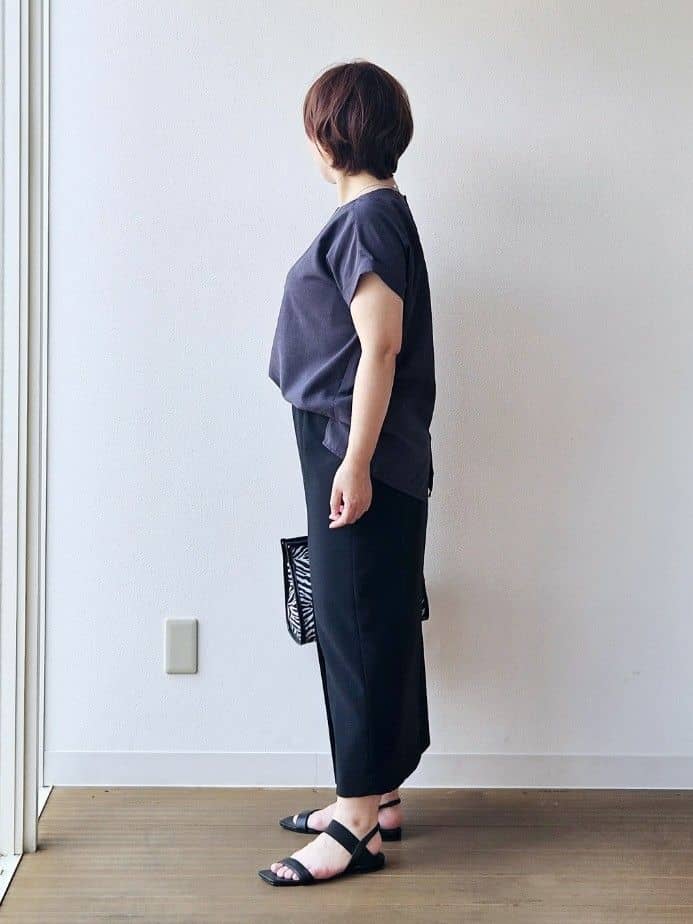やじまさんの「UNTITLED｜【セットアップ可/洗える】スラブナロースカート」を使ったコーディネート