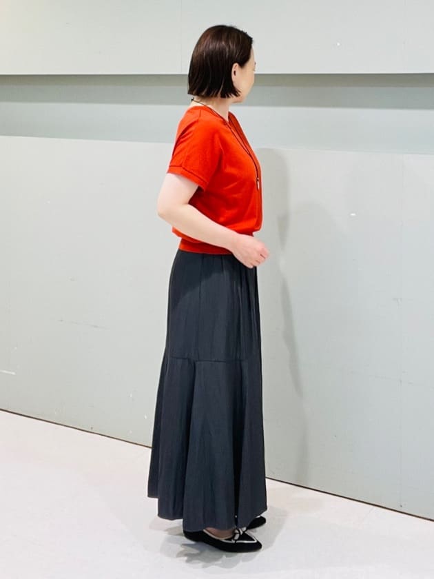 yuka.fさんの「UNTITLED｜ビッグオーバルネックレス」を使ったコーディネート