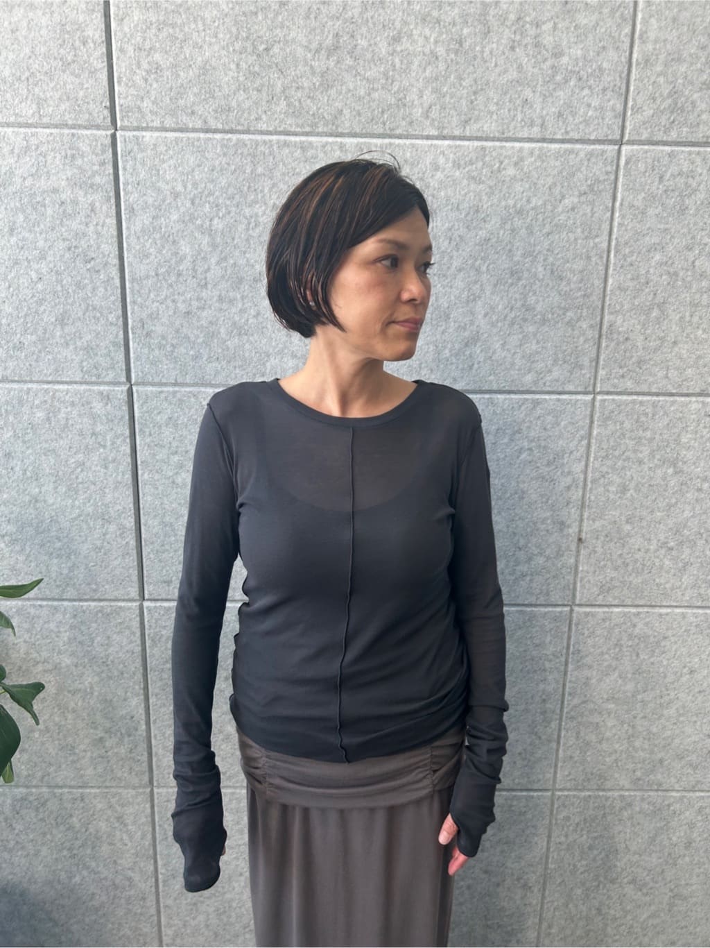yukoさんの「CODE A｜drawstring skirt dress」を使ったコーディネート