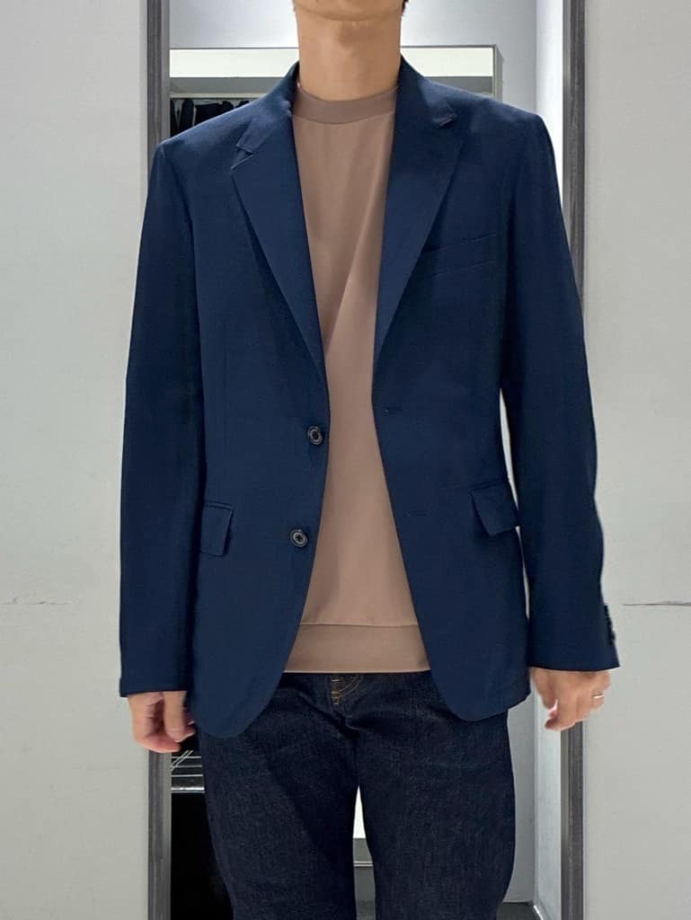 わいずみさんの「TAKEO KIKUCHI｜【COOL CITY WEAR】アーバンクール ジャケット /接触冷感・吸水速乾」を使ったコーディネート