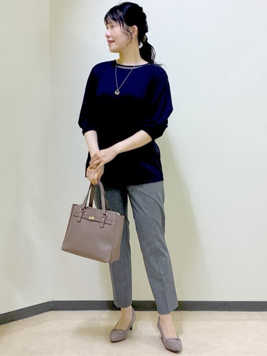  beni_gingerさんの「Reflect｜【私のパンツ／手洗い可】ベーシックテーパードパンツ」を使ったコーディネート