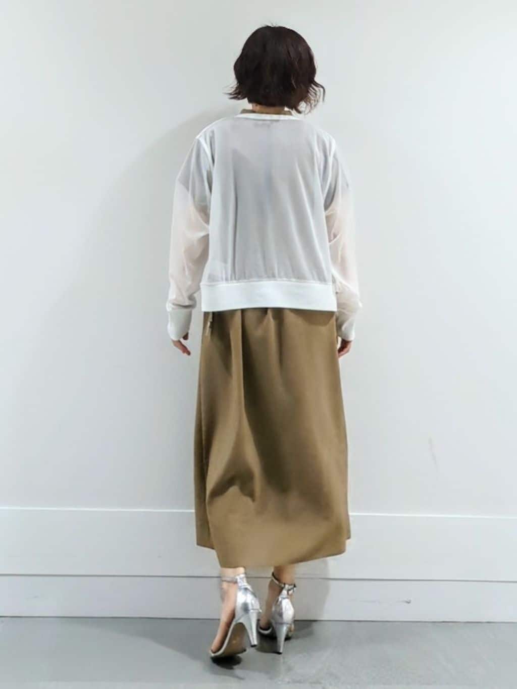 ミズタさんの「UNTITLED｜【UV/はっ水】リラククールワンピース」を使ったコーディネート