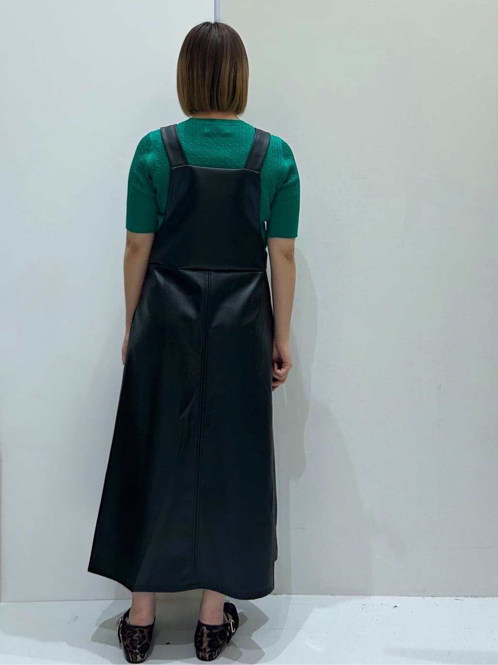 suzukaさんの「OPAQUE.CLIP｜ケーブルハーフスリーブニット【UVケア／洗濯機OK】《6col／S～LL》」を使ったコーディネート