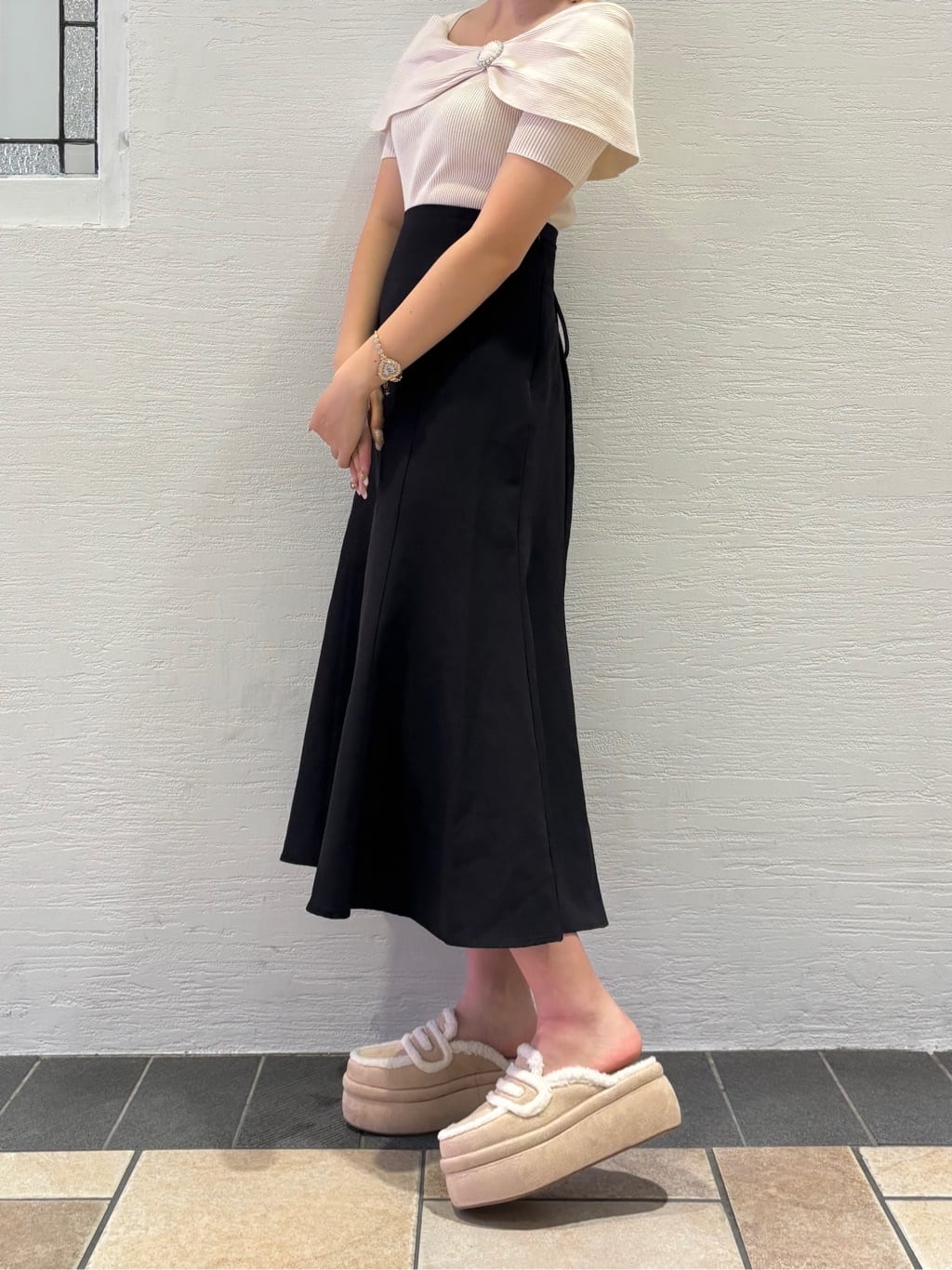 SACHAさんの「ESPERANZA｜ふわもこボアサボ」を使ったコーディネート