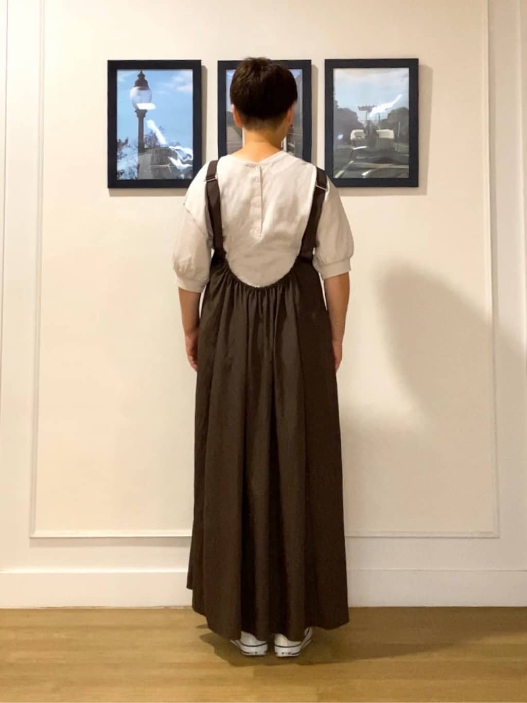 Hiroさんの「Dessin｜【360度可愛い/前後2WAY/洗える】ライトコットンヘンリーカットソー」を使ったコーディネート