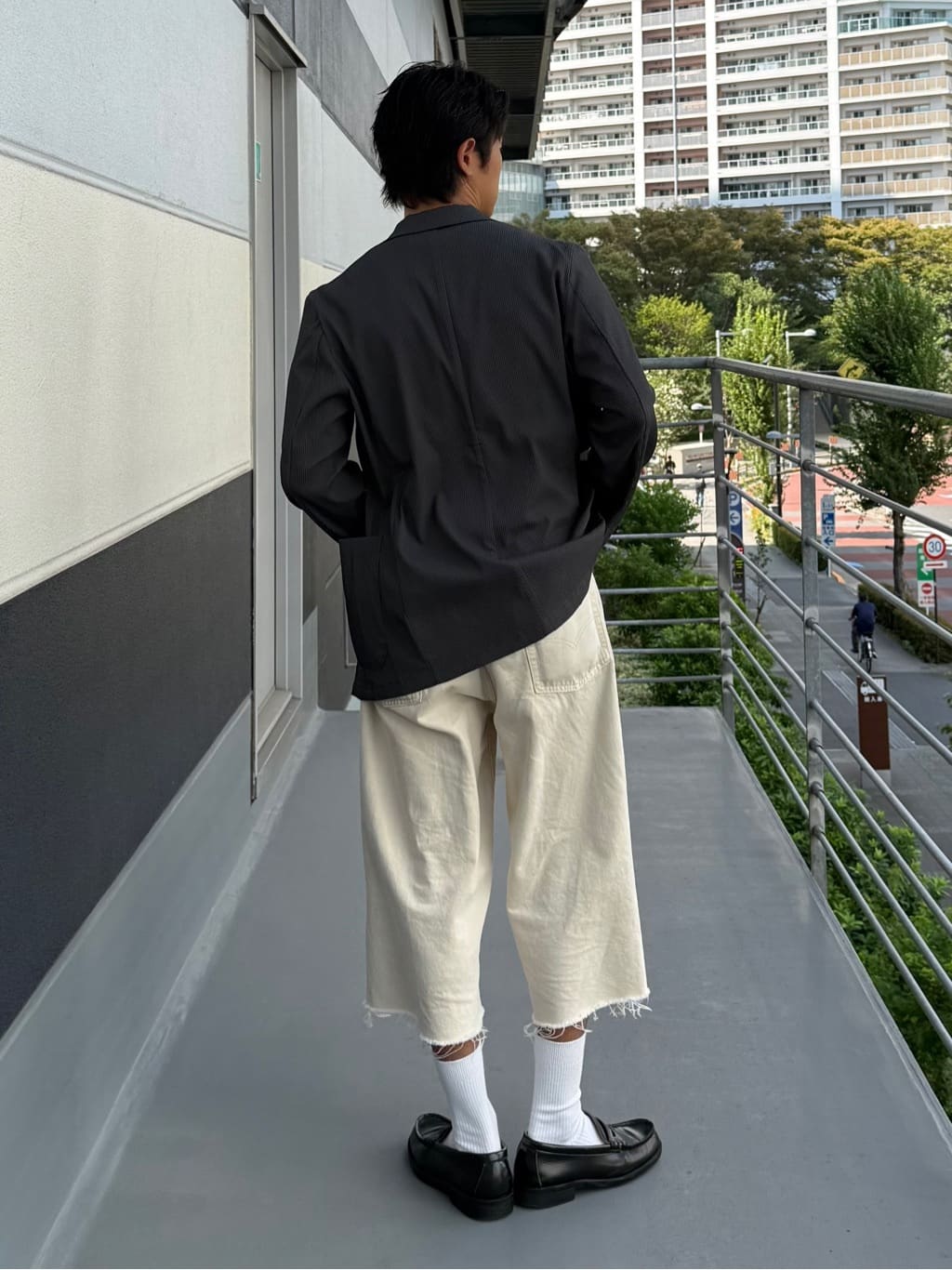 はちゃさんの「THE SHOP TK｜【Begin/ビギン10月号掲載】楊柳スマートジャケット　軽量/洗濯機OK/セットアップ可」を使ったコーディネート