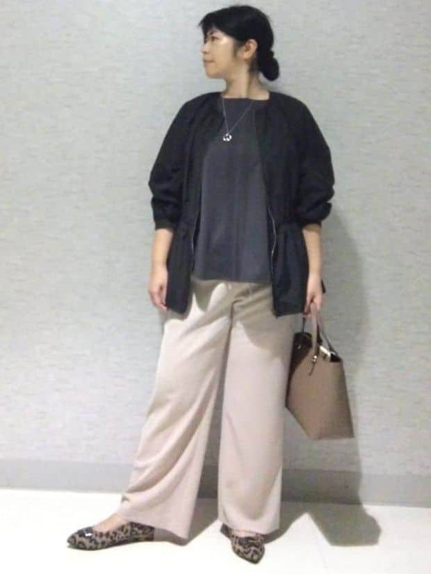 sakoさんの「Reflect｜【パンツにもスカートにも合わせやすい◎】ライティブルゾン」を使ったコーディネート