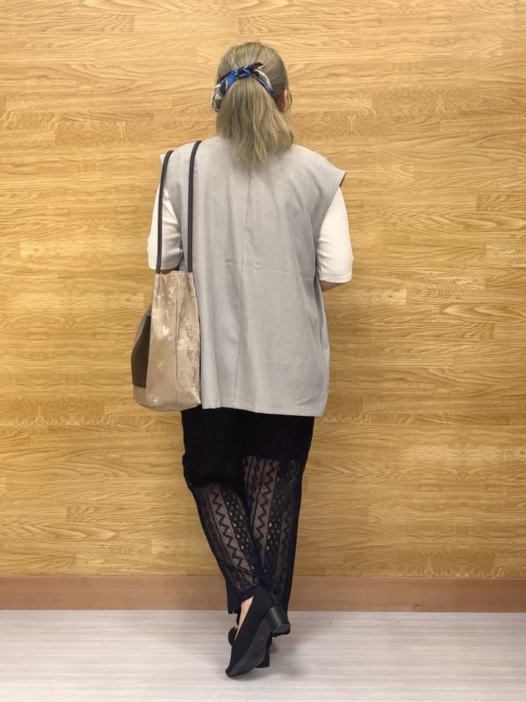 ぁむさんの「SHOO･LA･RUE｜【S-LL/セットアップ可/洗濯後しわになりにくい】ダブルベスト」を使ったコーディネート