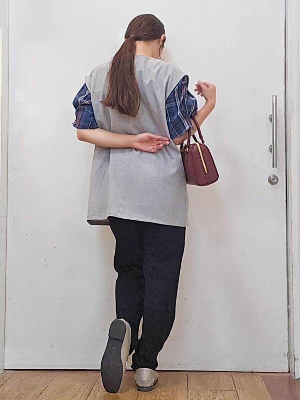 miyaさんの「SHOO･LA･RUE｜【S-LL/セットアップ可/洗濯後しわになりにくい】ダブルベスト」を使ったコーディネート