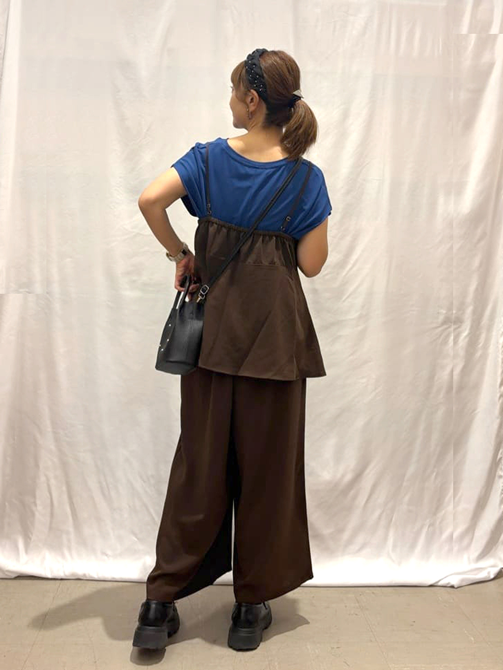ふくまるさんの「SHOO･LA･RUE｜【S-LL/セットアップ可/ひんやり】女性らしさ溢れる ティアードキャミソール」を使ったコーディネート
