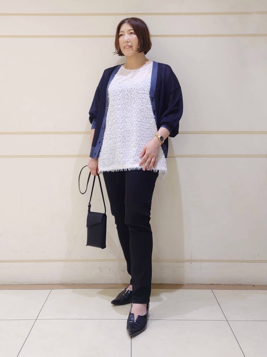 Itoさんの「INDIVI｜【インナーとしても活躍！】フリンジジャカードチュニック」を使ったコーディネート