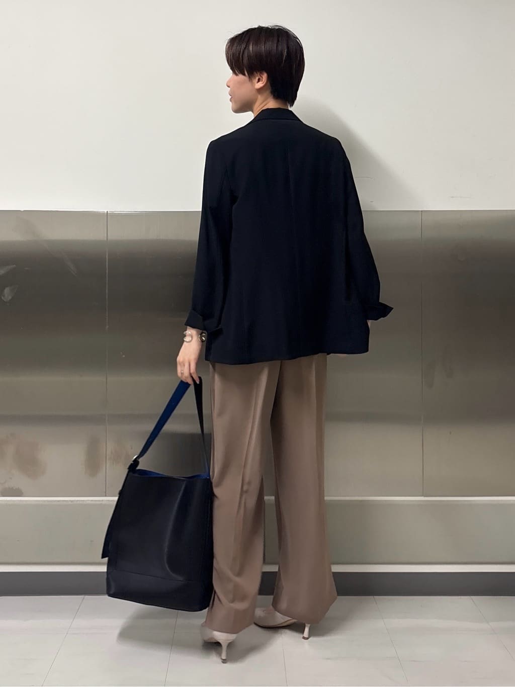 kanaeさんの「INDIVI｜【着心地◎！】タックワイドパンツ」を使ったコーディネート