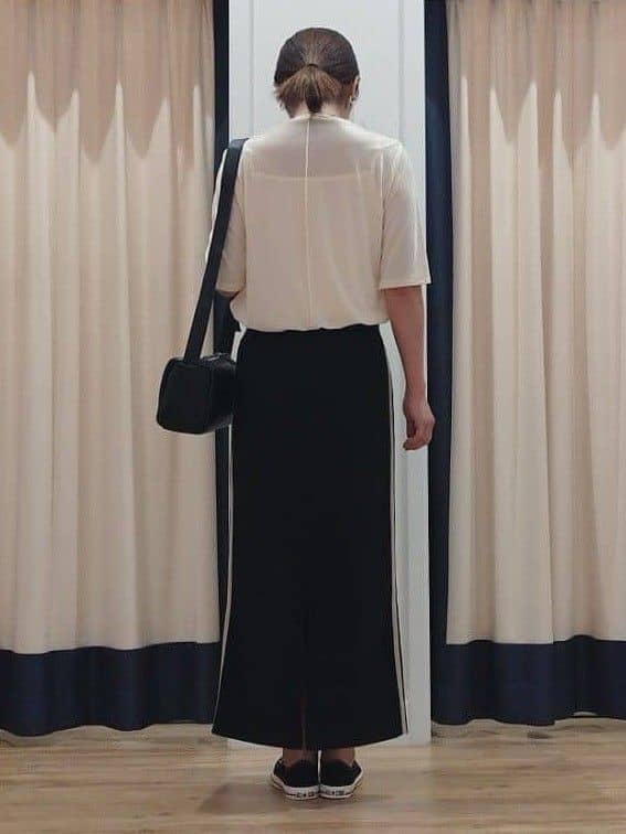 HIROさんの「Dessin｜【洗える】シアーベロアトップス」を使ったコーディネート