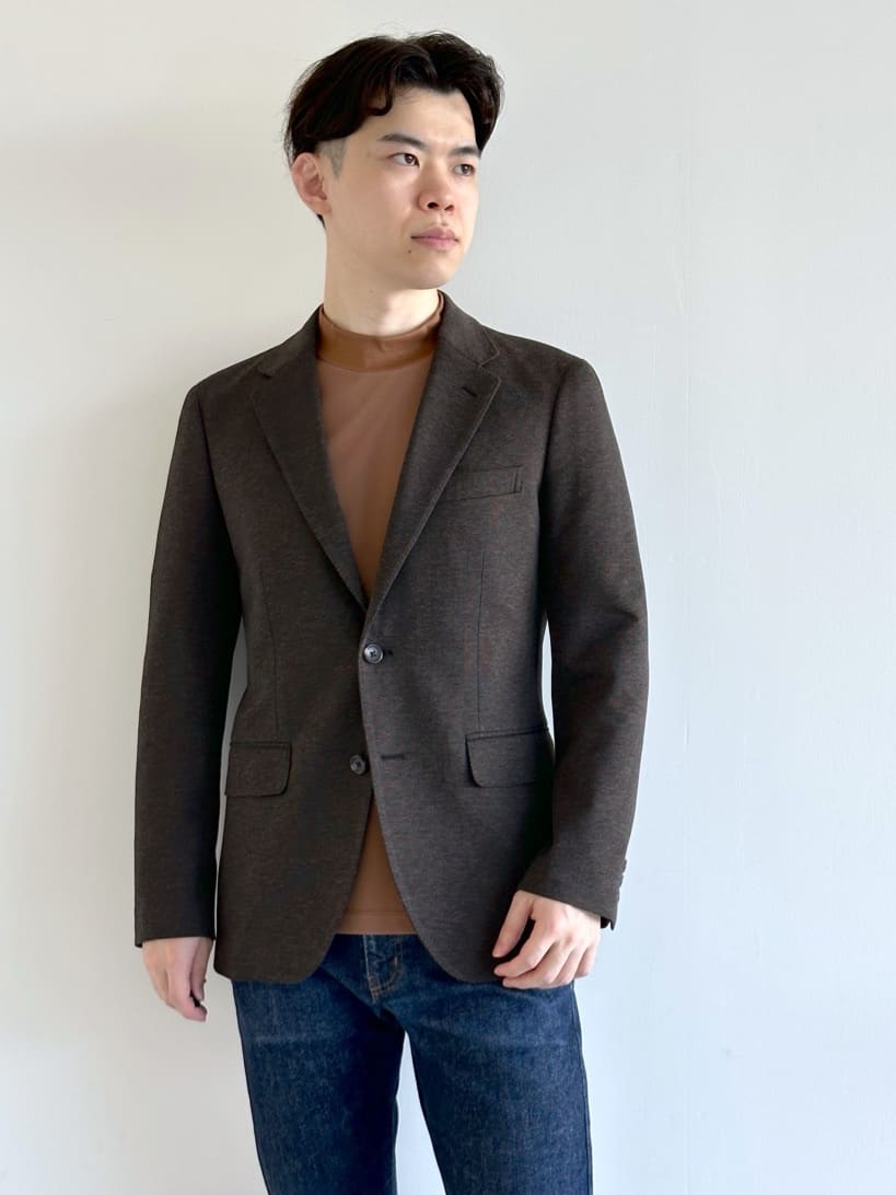 イッシーさんの「TAKEO KIKUCHI｜【None Of Stress】アクティブジャージ 千鳥 ジャケット」を使ったコーディネート
