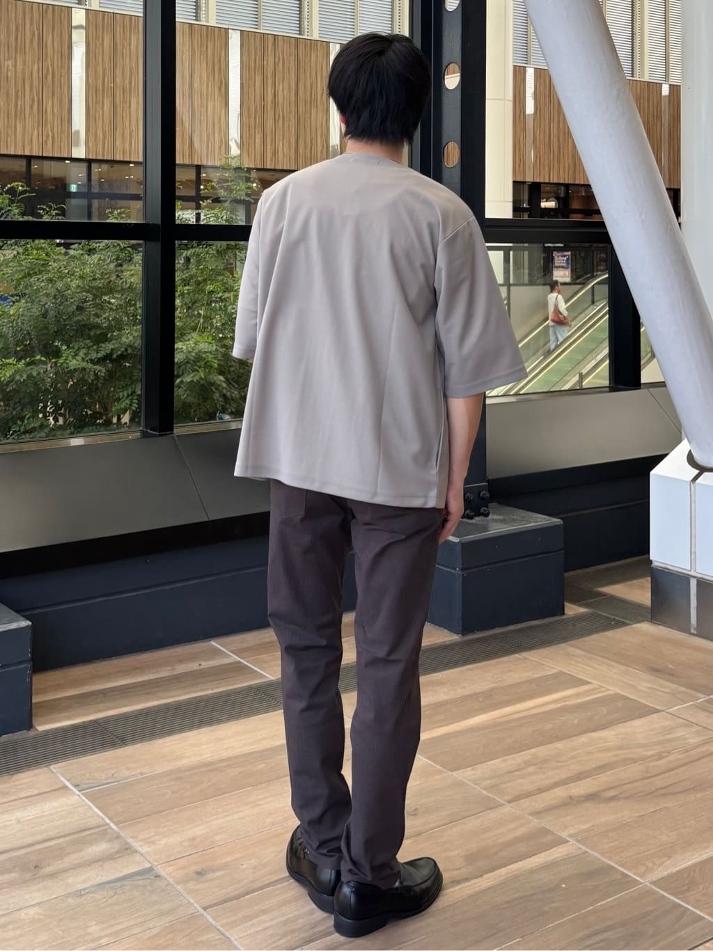 うらしーさんの「THE SHOP TK｜五分袖カーディガン+半袖Tシャツセットアイテム 洗濯機OK」を使ったコーディネート
