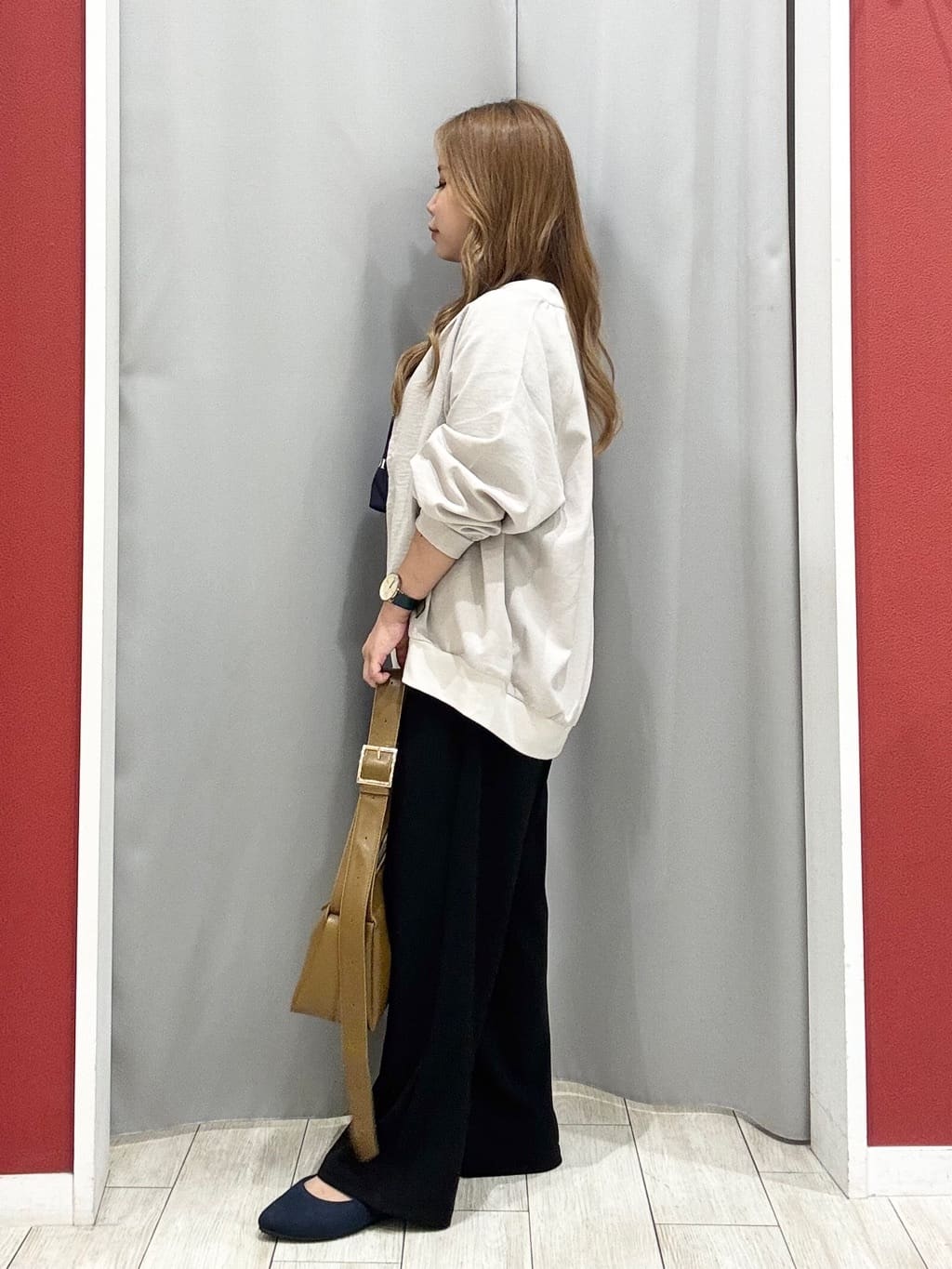 shioさんの「SHOO･LA･RUE｜【洗濯機可/S-LL】さっと羽織れる 軽量リブブルゾン」を使ったコーディネート