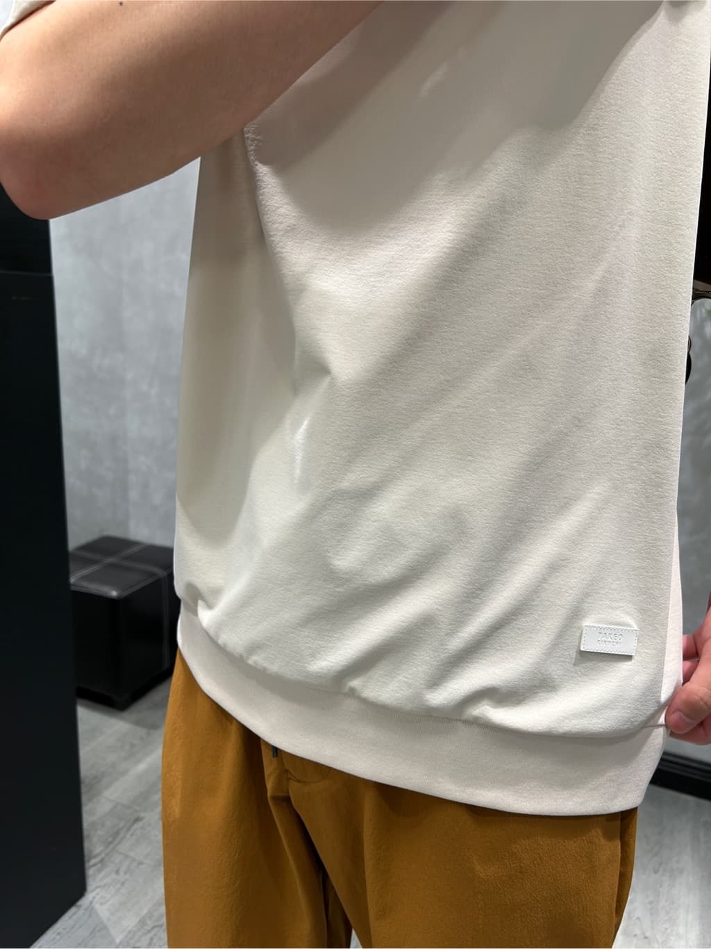 ruiさんの「TAKEO KIKUCHI｜【COOL CITY WEAR】エアートール オープンカラーシャツ /接触冷感・通気性」を使ったコーディネート