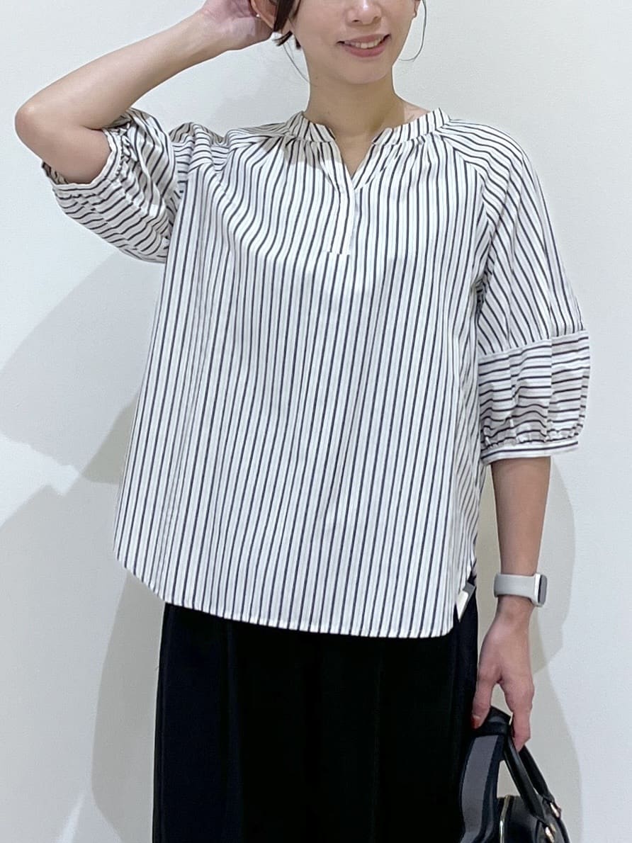 canaさんの「Dessin｜【ウエストゴム/洗える】リラクシーナイロンパンツ」を使ったコーディネート