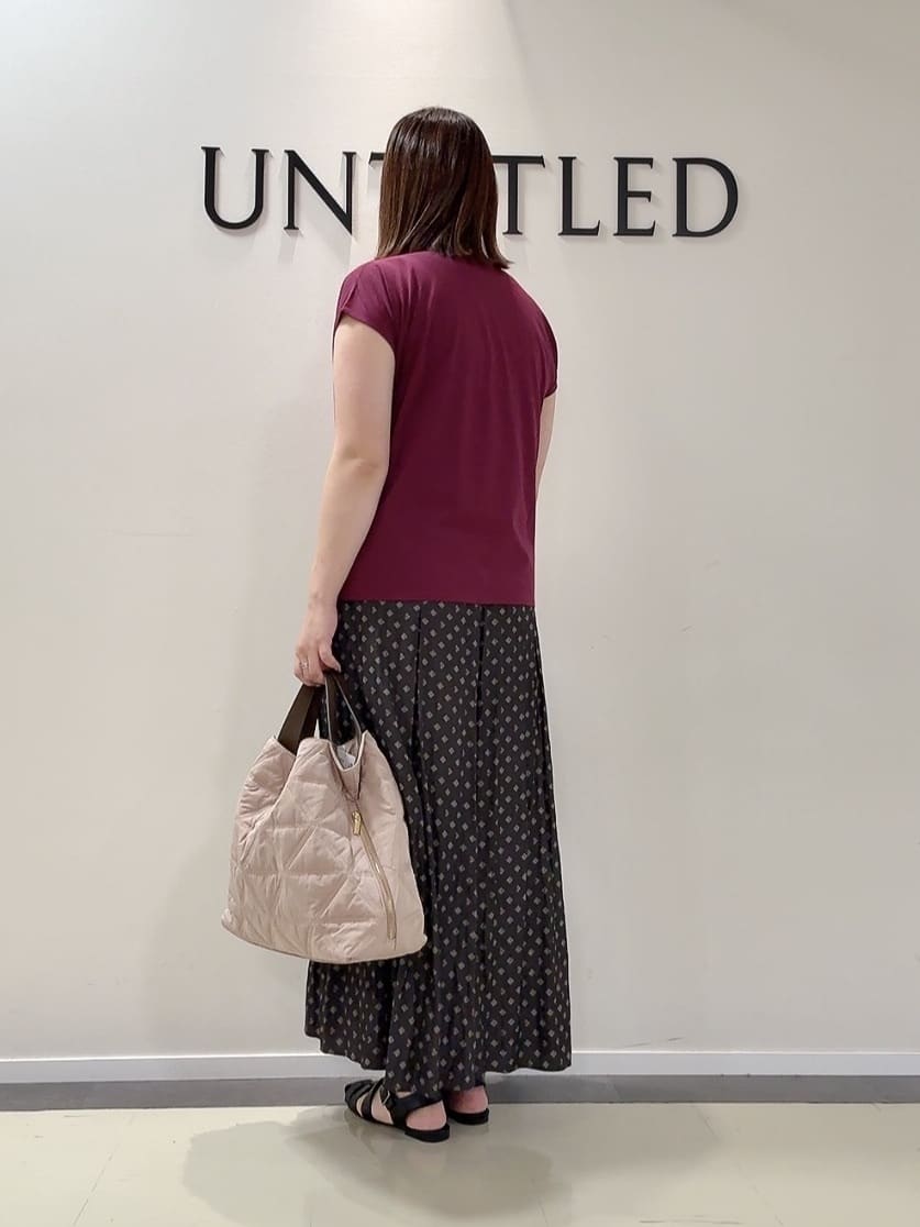 YUIさんの「UNTITLED｜【セットアップ可/ウエストゴム/リラクシー】スクエアジオメ柄スカーチョ」を使ったコーディネート