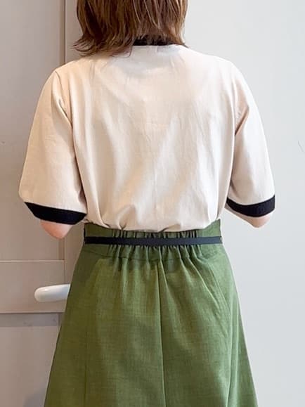 yamakoさんの「grove｜ドットで華やぐ　軽やかマーメイドスカート」を使ったコーディネート