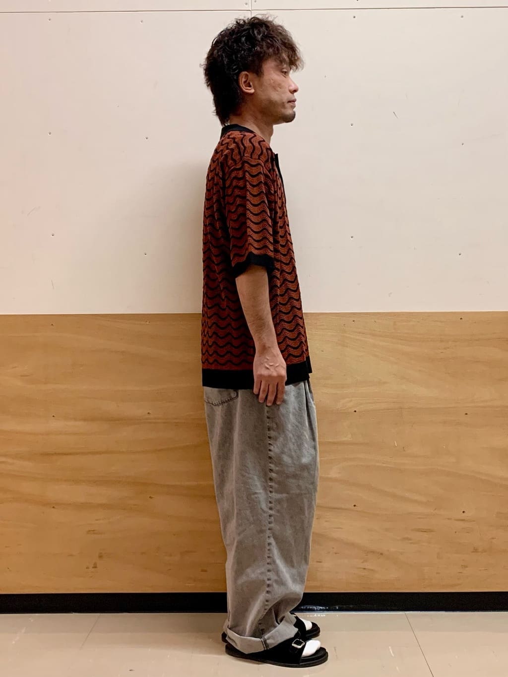 MATUさんの「THE SHOP TK｜サマーニットポロシャツ　【毛玉になりにくい/洗濯機OK】」を使ったコーディネート