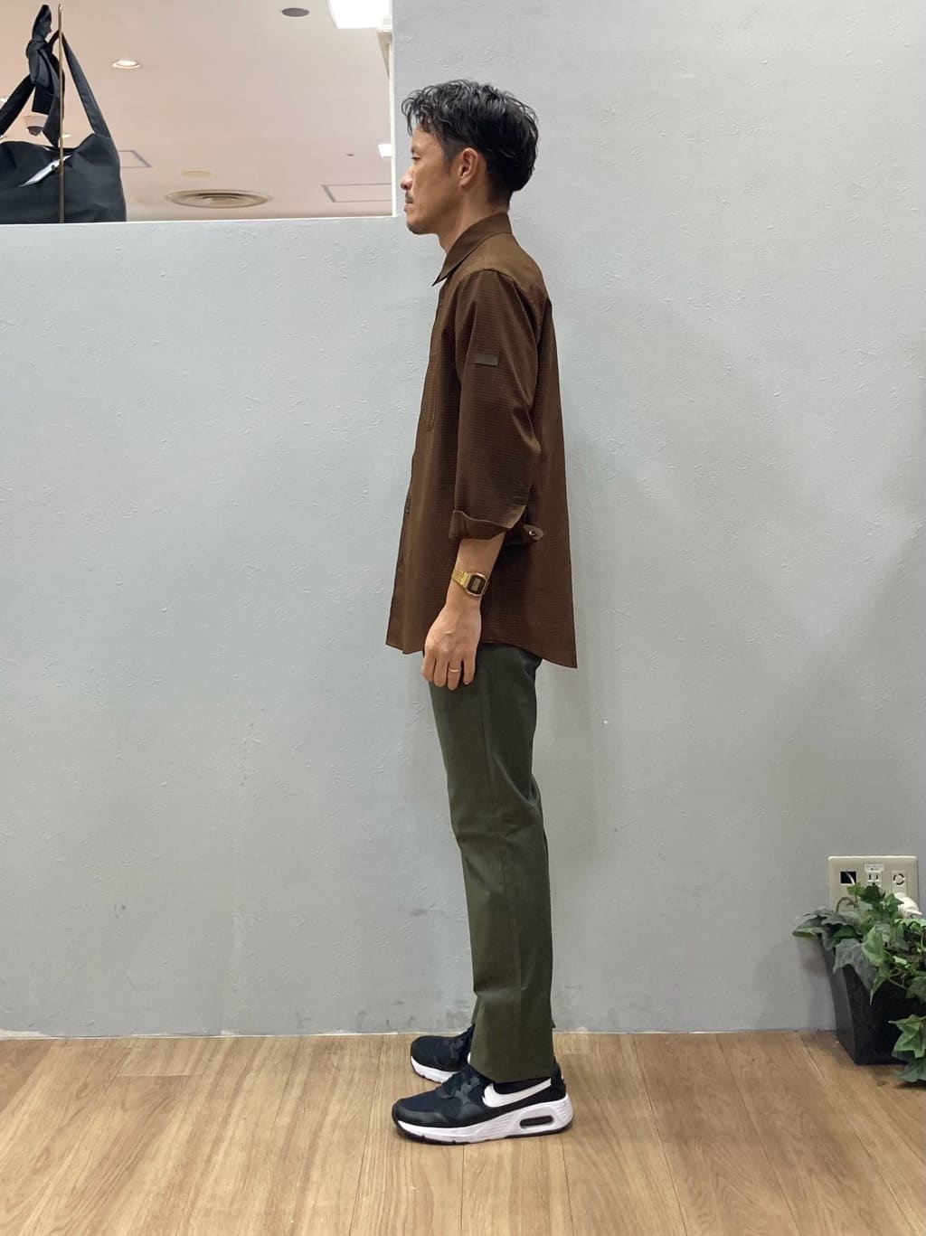 シュンさんの「TAKEO KIKUCHI｜【COOL CITY WEAR】DotAir（R）サッカー シャツ」を使ったコーディネート