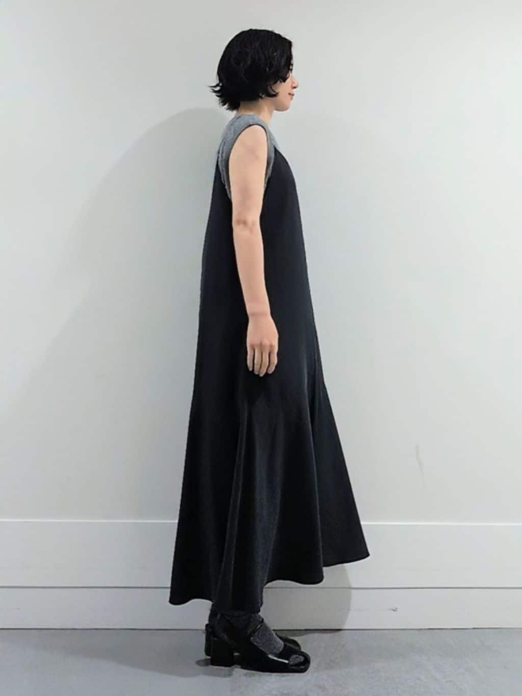 ミズタさんの「UNTITLED｜【アンサンブル可/洗える】シアーノースリーブ プルオーバー」を使ったコーディネート