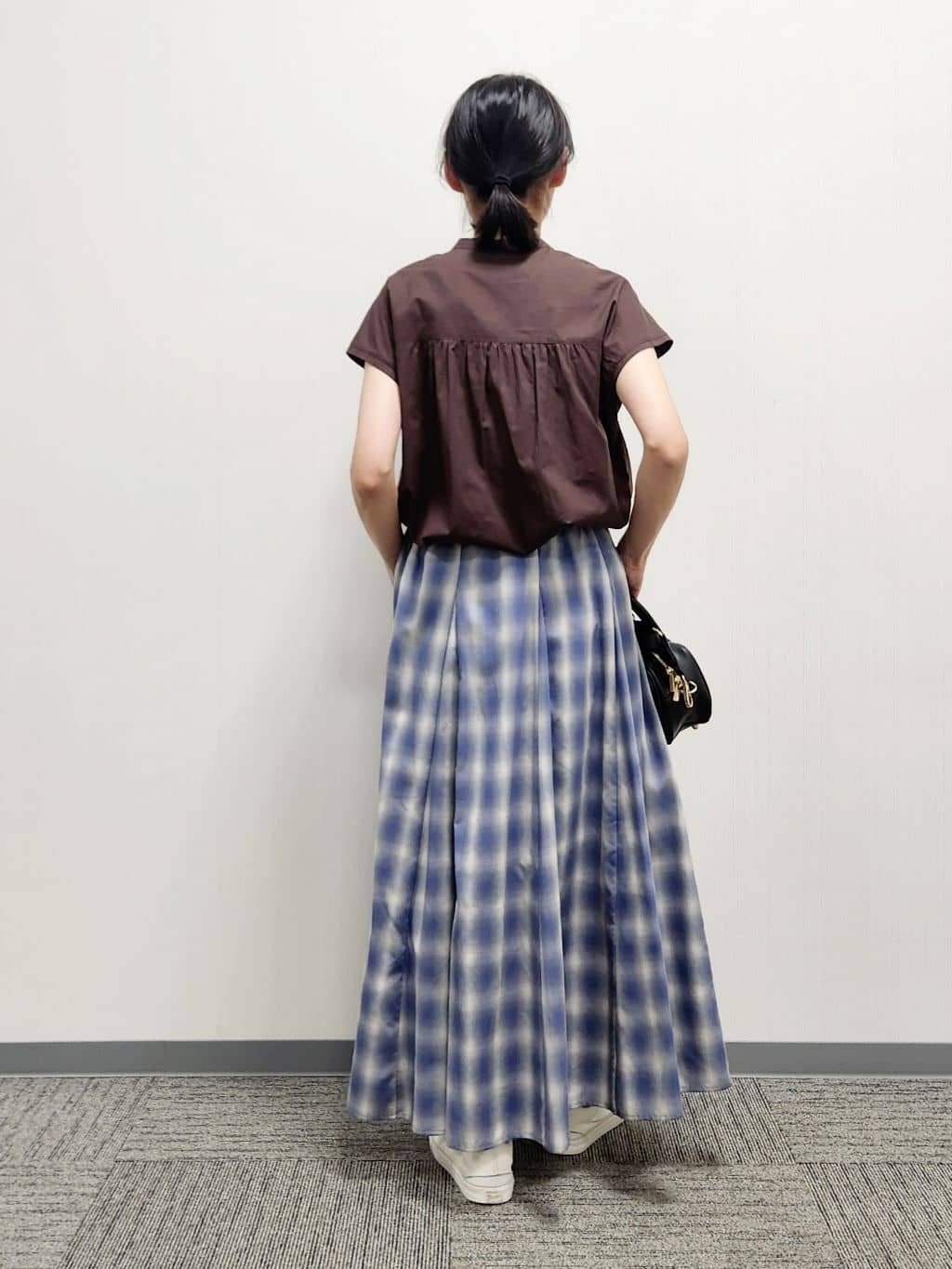 naraさんの「Dessin｜【洗える】スタンドカラーフリルブラウス」を使ったコーディネート