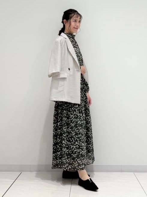 kayoさんの「INDIVI｜ライトダブルジャケット」を使ったコーディネート