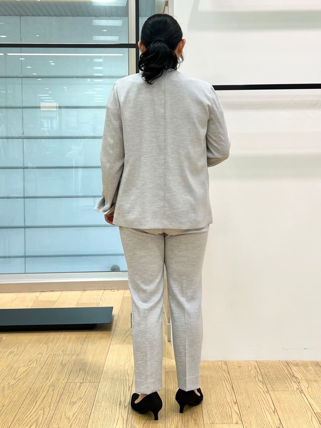 shimaさんの「INDIVI｜【合皮／10mm幅】フックベルト」を使ったコーディネート