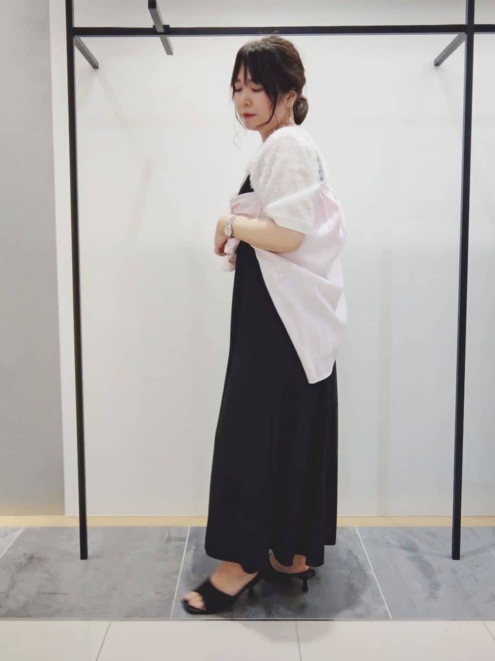 TOMOMIさんの「INDIVI｜ヘアリージャカードトップス」を使ったコーディネート