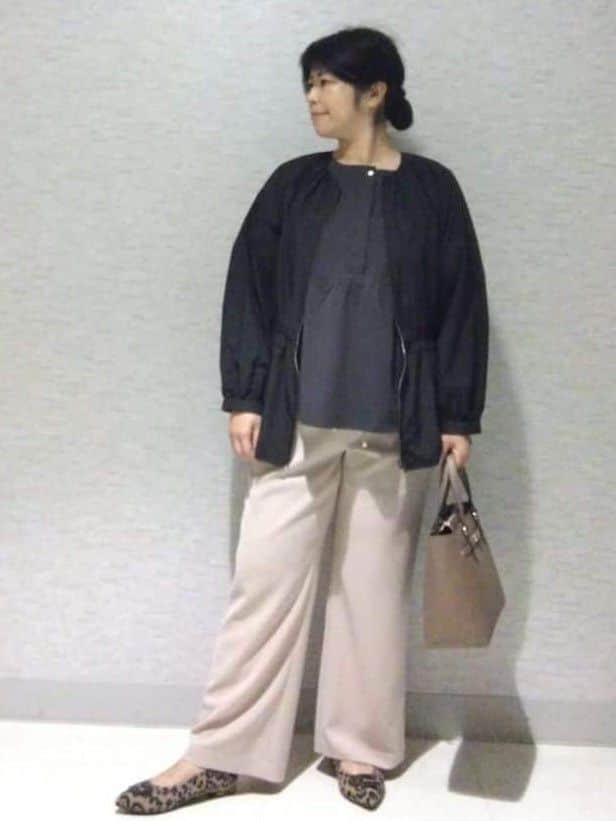 sakoさんの「Reflect｜【至福の履き心地】&rsquo;25秋冬 やみつきフラットパンプス」を使ったコーディネート