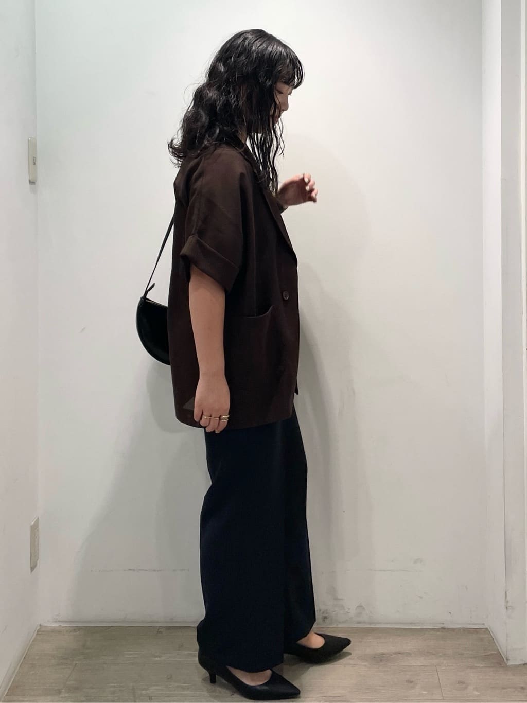 sumicaさんの「OPAQUE.CLIP｜メッシュテーラードジャケット【洗濯機洗い可】」を使ったコーディネート