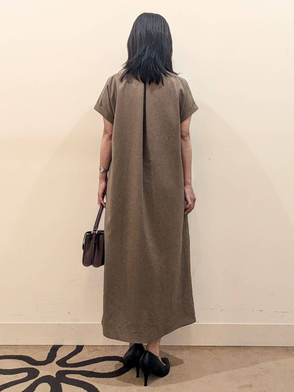 laverさんの「UNTITLED｜【UV/はっ水】リラククールワンピース」を使ったコーディネート