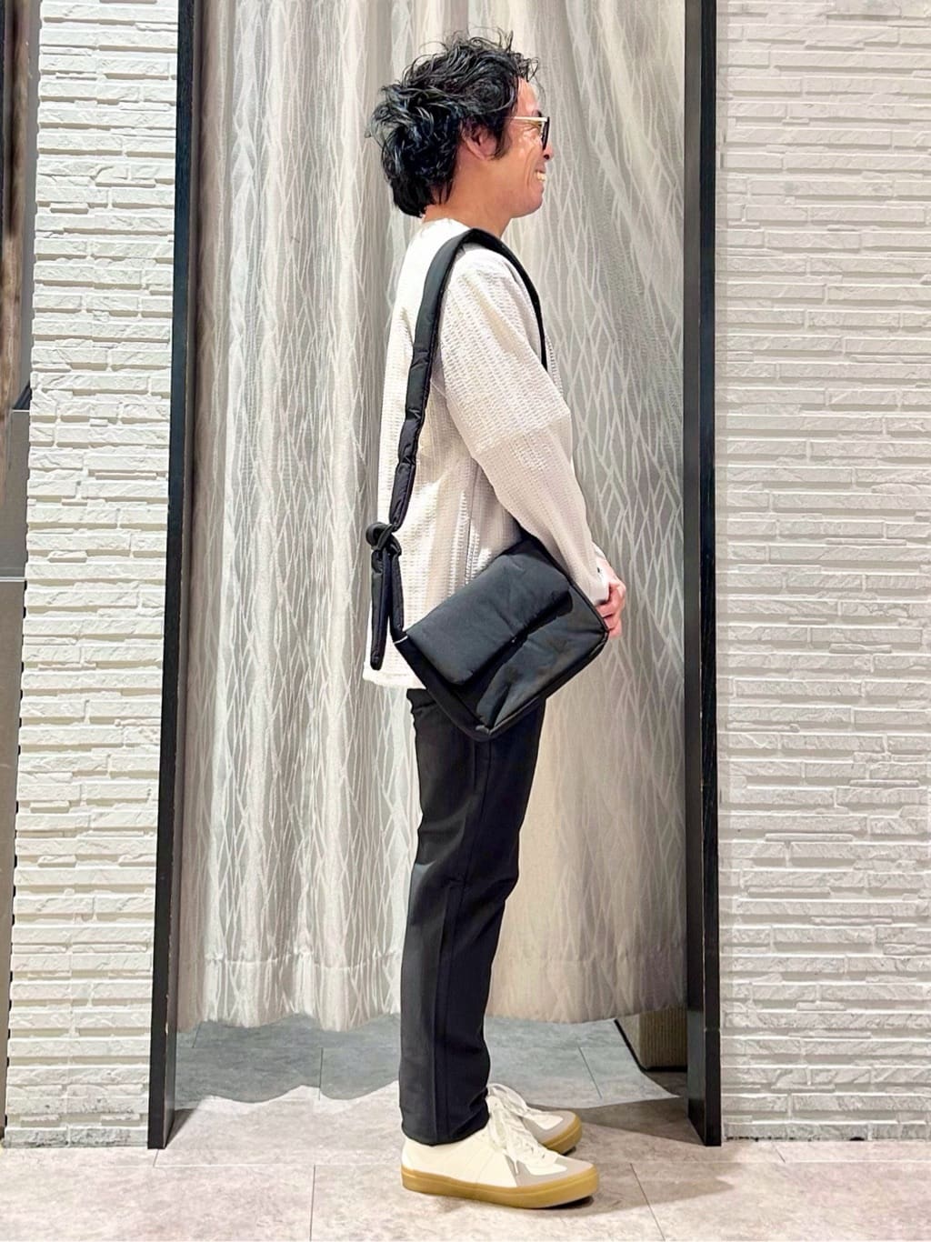 KENJI Iさんの「THE SHOP TK｜【セットでお買い得！！】長袖カーディガン＋半袖Tシャツ　洗濯機OK/吸水速乾(Tシャツのみ)」を使ったコーディネート
