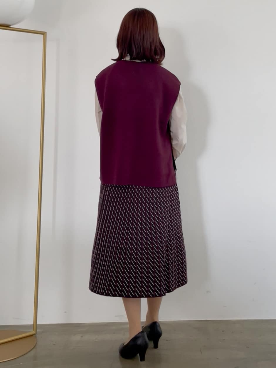 yukariさんの「Reflect｜【さらっと一枚で決まる／重ね着にもおすすめ◎】タックスリーブシャツブラウス」を使ったコーディネート