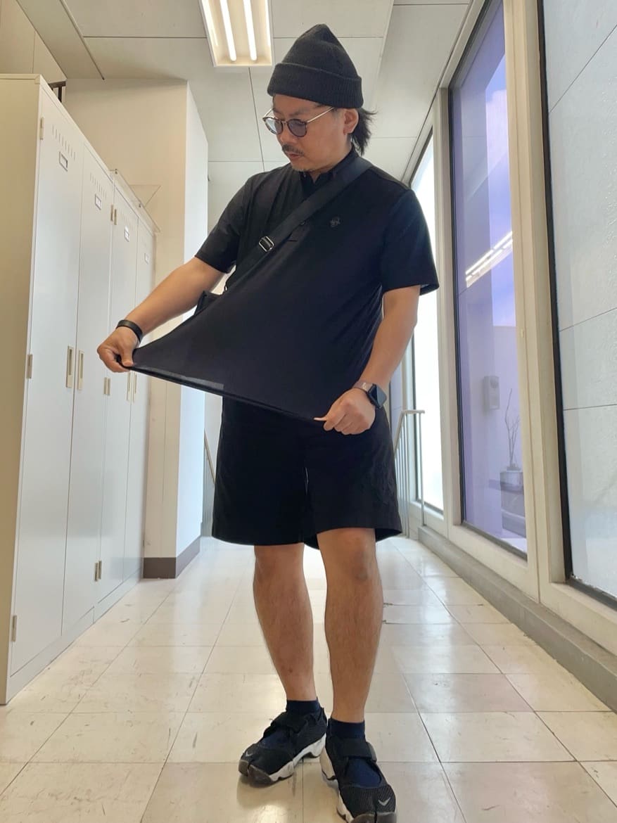 MAKOTO AIさんの「TAKEO KIKUCHI｜【COOL CITY WEAR】エアートール ポロシャツ /接触冷感・通気性」を使ったコーディネート