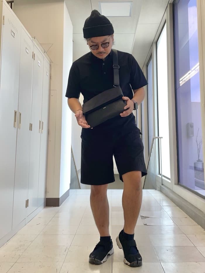 MAKOTO AIさんの「TAKEO KIKUCHI｜【COOL CITY WEAR】エアートール ポロシャツ /接触冷感・通気性」を使ったコーディネート