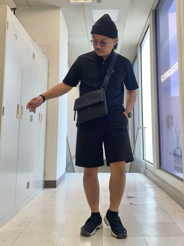 MAKOTO AIさんの「TAKEO KIKUCHI｜【COOL CITY WEAR】エアートール ポロシャツ /接触冷感・通気性」を使ったコーディネート